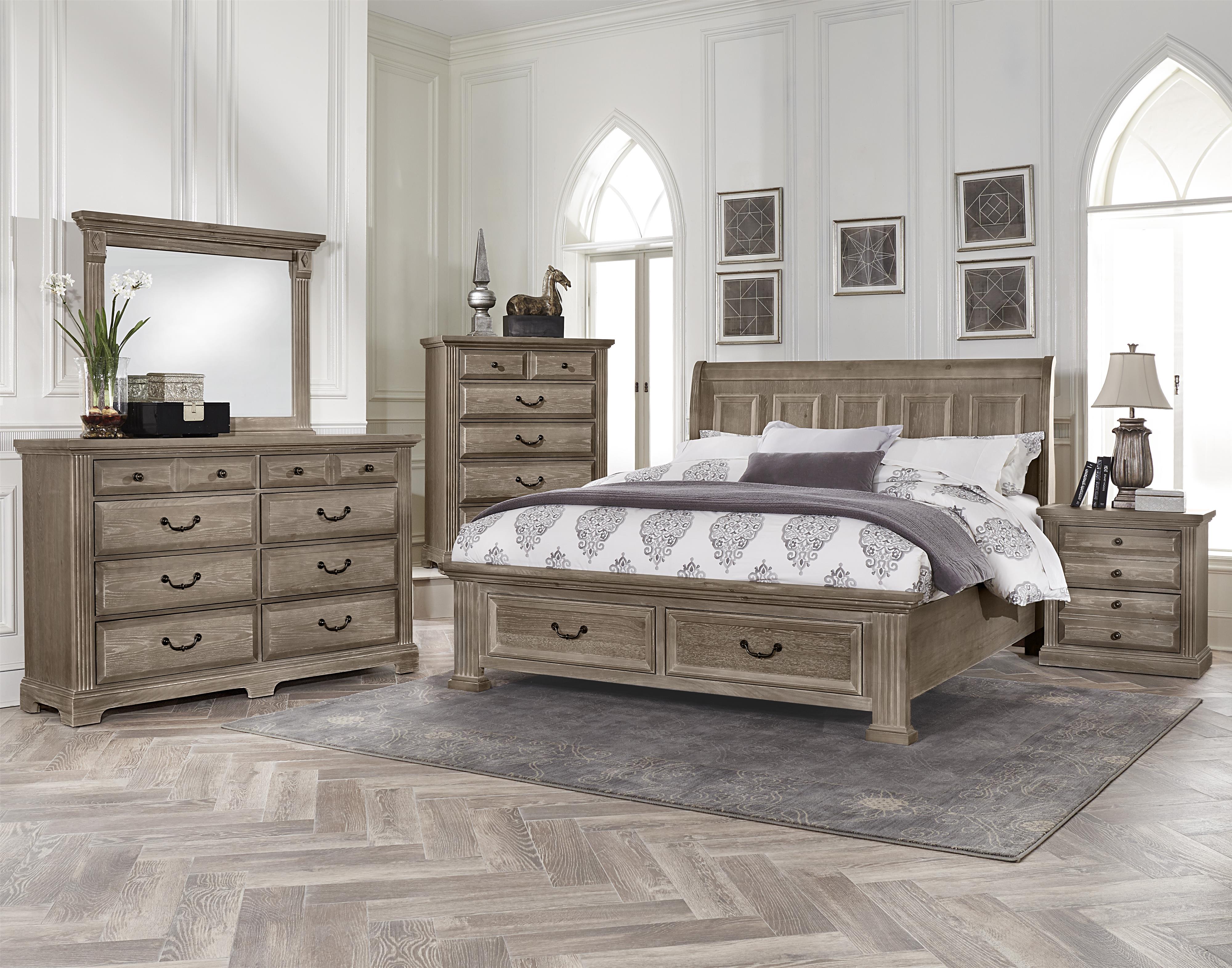 Vaughan Bassett Woodlands Queen Bedroom Group Great American Home